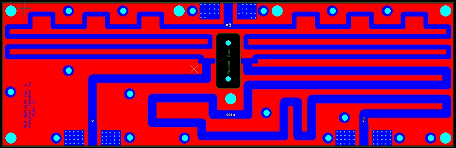 2000W Teflon Quadrature Combiner PCB Only